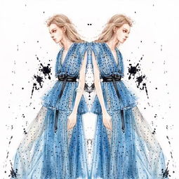 服裝手繪分享 時(shí)裝想象中的美就該這樣表達(dá)